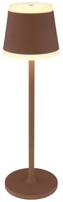 Globo 58433R - Lampada da tavolo LED dimmerabile RIDLEY LED/4,6W/3,7V 3000K marrone