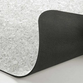 Tappetino per il bagno grigio 50x80 cm Granite – douceur d'intérieur