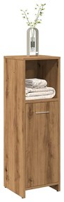 Armadietto Bagno Artigianale 30x30x95 Cm İn Legno Multistrato /