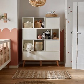 Libreria per bambini bianca , 120 x 160 cm Swing - Pinio