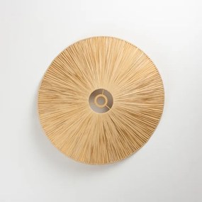 Brilagi - Lampadario a plafone LED CERIA BOHO 1xE27/40W/230V Ø 60 cm in rafia