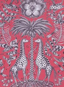 Clarke & Clarke Carta da parati Kruger - Magenta