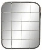 Specchio da parete DKD Home Decor Nero Metallo Dorato (45.5 x 7.5 x 55 cm)