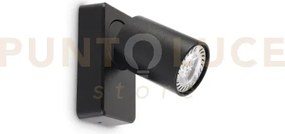 Rudy round applique a parete orientabile 1 luce attacco gu10 lampad...