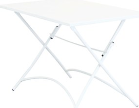 ROMANUS - tavolo in acciaio pieghevole da esterno