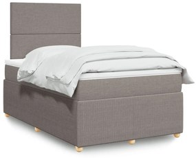 Giroletto A Molle Con Materasso Tortora 120x190 Cm İn Tessuto /