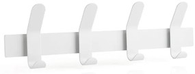 Appendiabiti da parete in metallo bianco A-Rack - Zone