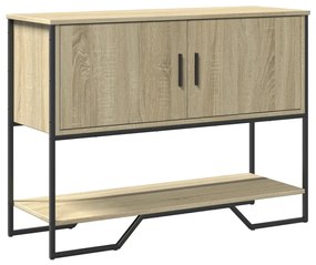Tavolo Consolle Rovere Sonoma 100x35x74,5 Cm İn Truciolato /