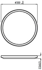 Philips - Luce LED da bagno dimmerabile SCENE SWITCH LED/18W/230V IP44