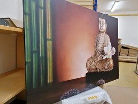 Stampa su tela – Buddha meditante