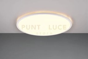 Scott plafoniera led bordo bianco anche retro-illuminata con teleco...