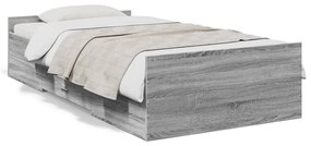 Giroletto cassetti grigio sonoma 75x190 cm legno multistrato