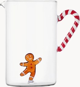 Caraffa in vetro borosilicato fatta a mano Sweet and Candy, 1,4 L