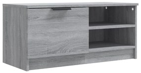 Mobile tv grigio sonoma 80x35x36,5 cm in legno multistrato