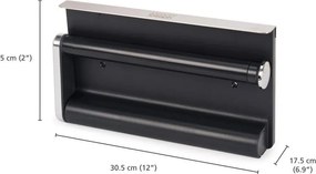 Portarotolo da cucina da parete da parete argentato in plastica RollGrip – Joseph Joseph