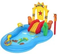 Piscina Gonfiabile Playcenter Selvaggio West Bambini 264x188 con Scivolo Doccia