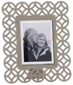 Portafoto di design zen piccolo sabbia in ferro e polimetilmetacril...