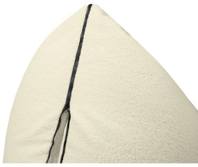 Pouf a sacco per bambini grigio chiaro con rivestimento in bouclé Clip Clap 115 – SLOWDOWN