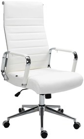 Poltrona Da Ufficio İn Vera Pelle Kolumbus Con Design Moderno E Comfort Ineguagliabile / Hellbraun
