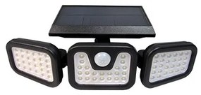Faro solare con sensore LED/15W/3,7V 2400 mAh IP54 4500K
