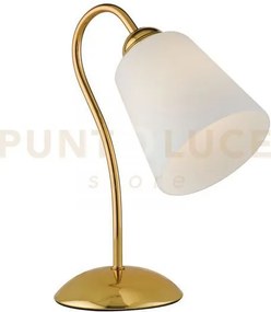 Lume da appoggio 1162 oro 1 luce attacco e14 21x29cm