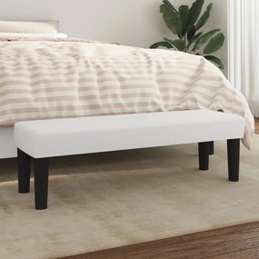 Panca Bianca 100x30x30 Cm İn Similpelle /