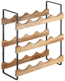 Portabottiglie per vino in legno numero di bottiglie 12 York – Metaltex