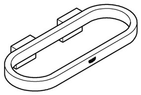 GROHE 41035000 - Porta asciugamani SELECTION 200 mm cromo lucido