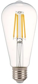 Lampada Filo Led a Filamento E27 ST64 4W Bianco Caldo 2200K Cover Amber Vintage SKU-4361