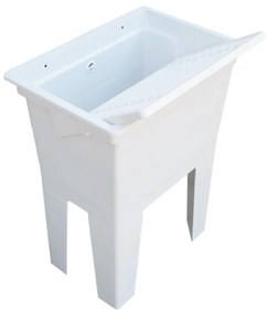 Lavatoio a Terra 60x40 Cm Monoblocco Per Esterno Mongardi "Outdoor"