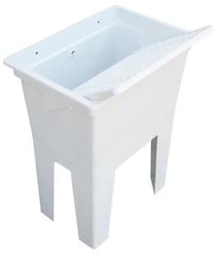 Lavatoio a Terra 60x40 Cm Monoblocco Per Esterno Mongardi "Outdoor"