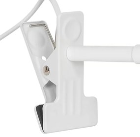 Nordlux - Lampada con morsetto MATIS 1xE27/15W/230V bianco