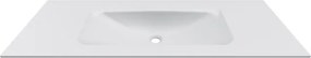 Lavabo da incasso per mobili 60.5 cm nero opaco | KK-1205BEL - KAMALU
