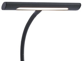 Lampada da tavolo Art Déco nera con LED incl. - Tableau