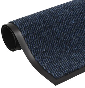 Tappeto Antipolvere Trapuntato Rettangolare 80x120cm Blu /