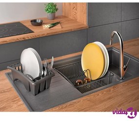 Metaltex Scolapiatti Aquatex Plus Lava Nero
