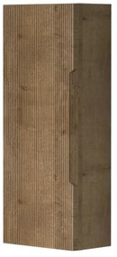 Pensile bagno sospeso H 75 cm rovere cannettato reversibile Rigo