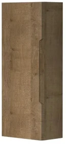 Pensile bagno sospeso H 75 cm rovere cannettato reversibile Rigo