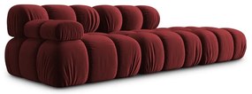 Divano in velluto rosso 282 cm Bellis - Micadoni Home