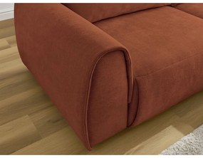 Divano angolare arancione Aden – Bobochic Paris