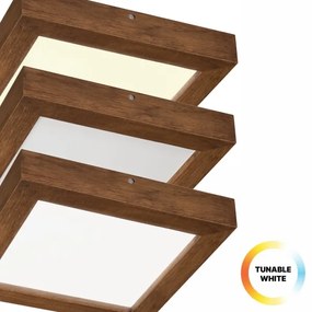 Brilagi-Luce LED dimmerabile WOODY FRAME LED/24W/230V quercia 30x30 cm IP44 + +TC