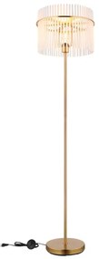 Globo 15698SM - Lampada con piedistallo GORLEY 1xE27/60W/230V oro