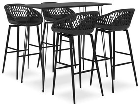 Set Da Bar 5 Pz Nero /