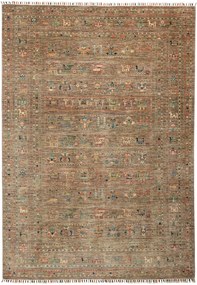 Samarkand Tappeto 170 x 240 Grigio (Pakistan) Annodato A Mano