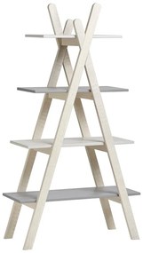 Biblioteca grigia e bianca Sia - Marckeric