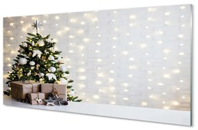 Pannello paraschizzi cucina Addobbi per l'albero di Natale 100x50 cm