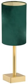 Argon 8108 - Lampada da tavolo ABRUZZO 1xE14/7W/230V ottone/verde