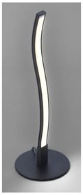 Leuchten Direkt 15128-18 - Lampada da tavolo LED WAWE LED/3W/230V nera