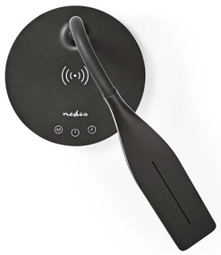 Nedis LTLGQ4M2BK - Lampada dimmerabile con ricarica wireless Qi LED/5,5W/230V 2700-6500K