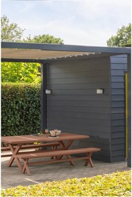 Tavolo da pranzo da giardino in alluminio 100x220 cm Delta - Exotan